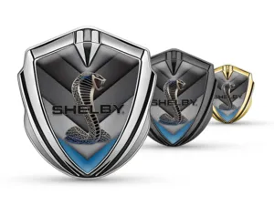 Shelby Metal Emblema Insignia Moderno Fisonomía Selecto